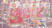 Collage of Pad paintings
