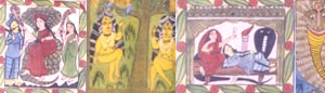 Collage of Patua paintings